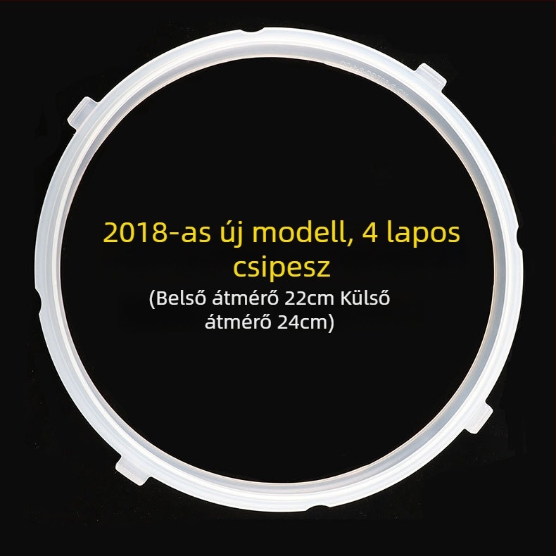Midea elektromos nyomásfőzőhöz szilikon tömítőgyűrű, 3–6 literes modellek