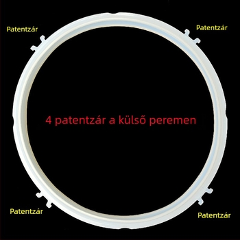 Joyoung elektromos nyomáskonyhai edényhez tömítőgyűrű, 2L/4L/5L/6L, élelmiszer-minőségű, fedél tömítés