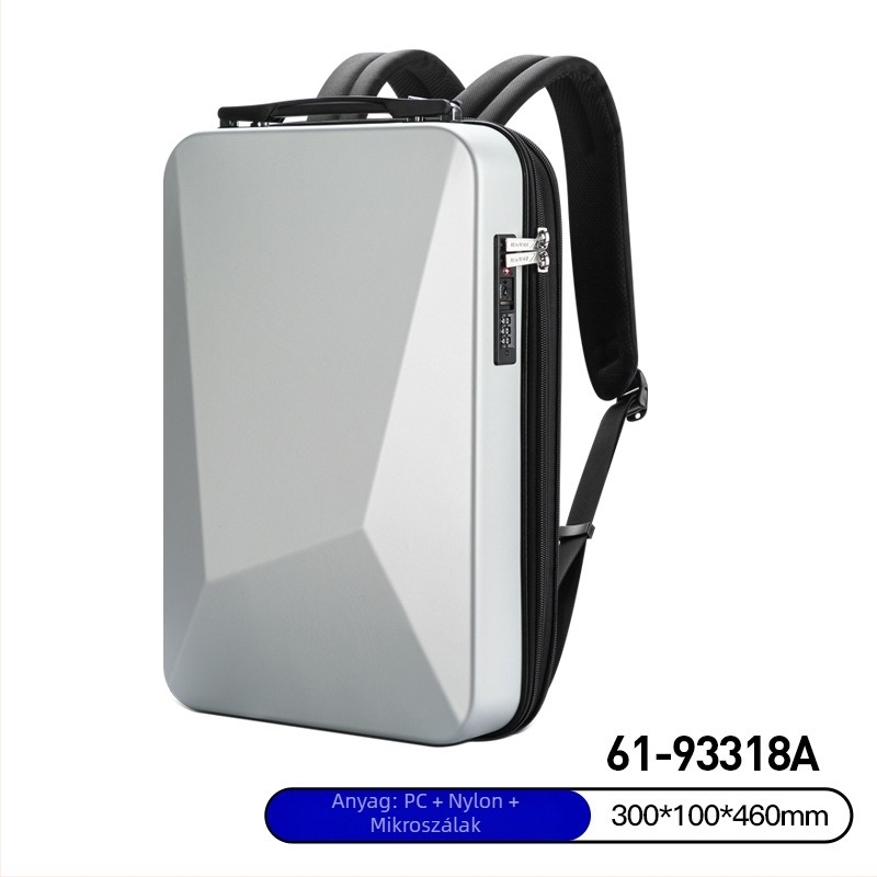 Bo Brand PC keményhéjas e-sport hátizsák - vízálló, lopás elleni védelem, 20-35L kapacitás, görbült vállpántok, városi minimalist stílus