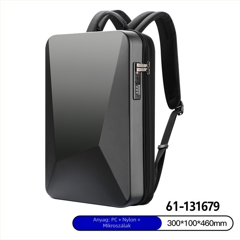 Bo Brand PC keményhéjas e-sport hátizsák - vízálló, lopás elleni védelem, 20-35L kapacitás, görbült vállpántok, városi minimalist stílus