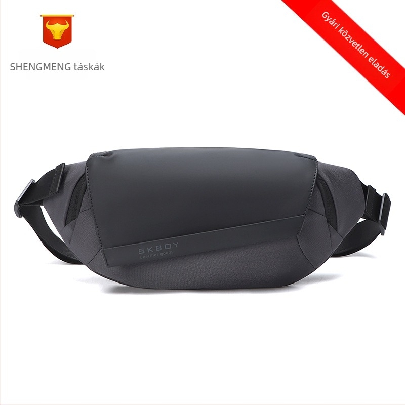 Férfi mellkas crossbody táska — városi minimalizmus, vízálló, kiváló minőségű anyag, szabadidős utazásokhoz