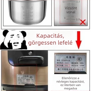 Multifunkcionális rizsfőző belső liner kiegészítők – Ball Pot, szójatej, keverés és őrlés kiegészítők, kompatibilis a Changhong Smart Rice Cookerrel