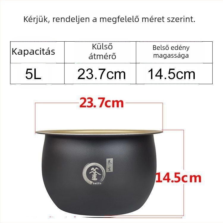 Multifunkcionális rizsfőző belső liner kiegészítők – Ball Pot, szójatej, keverés és őrlés kiegészítők, kompatibilis a Changhong Smart Rice Cookerrel