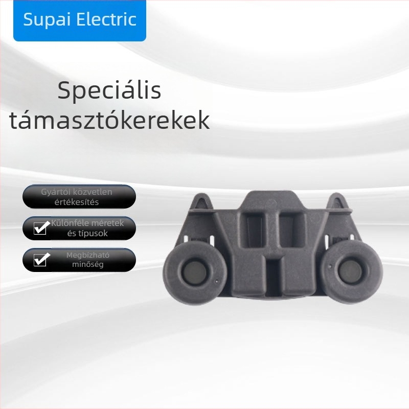Felső görgő tartó mosogatógéphez (Modellek: W10195416/W10195417, Anyag: PP, Funkció: felső tartó görgő)