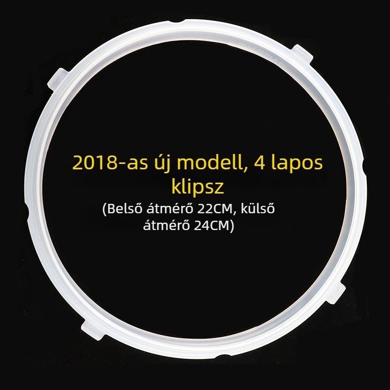 Midea elektromos nyomásfőzőhöz tömítőgyűrű, 4L–6L, gumiból, alkalmas sütő/serpenyő és rizsfőző számára, hőálló