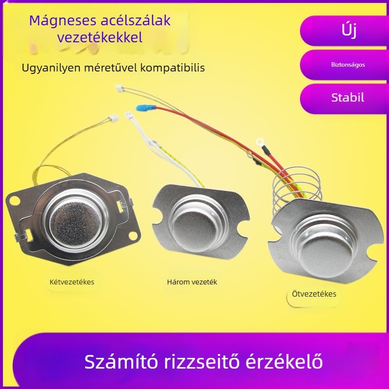 Rizsfőző hőmérséklet-szenzor háromvezetékes termosztáttal és mágneses acél szenzorral