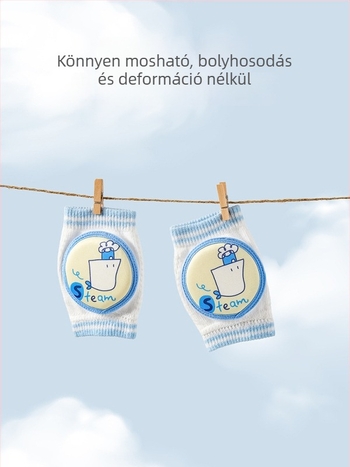 Baba mászás közbeni térd- és könyökvédők, légáteresztő, csúszásmentes védelem a járás tanulásához