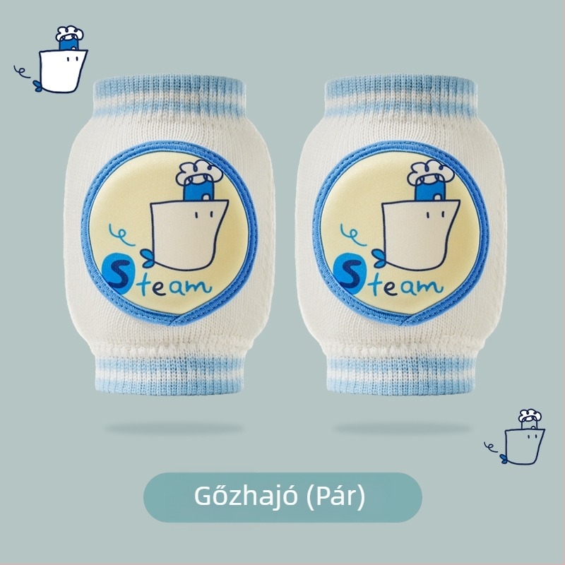 Baba mászás közbeni térd- és könyökvédők, légáteresztő, csúszásmentes védelem a járás tanulásához