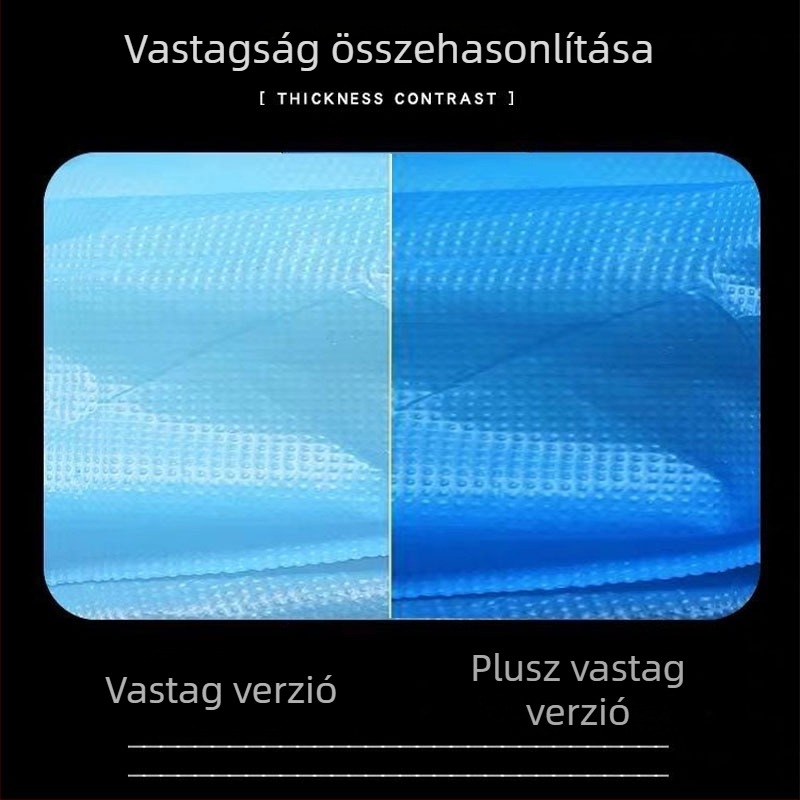 Egyszer használatos cipővédő, vastított kivitel, csúszásmentes, vízálló, kopásálló, beltéri használatra