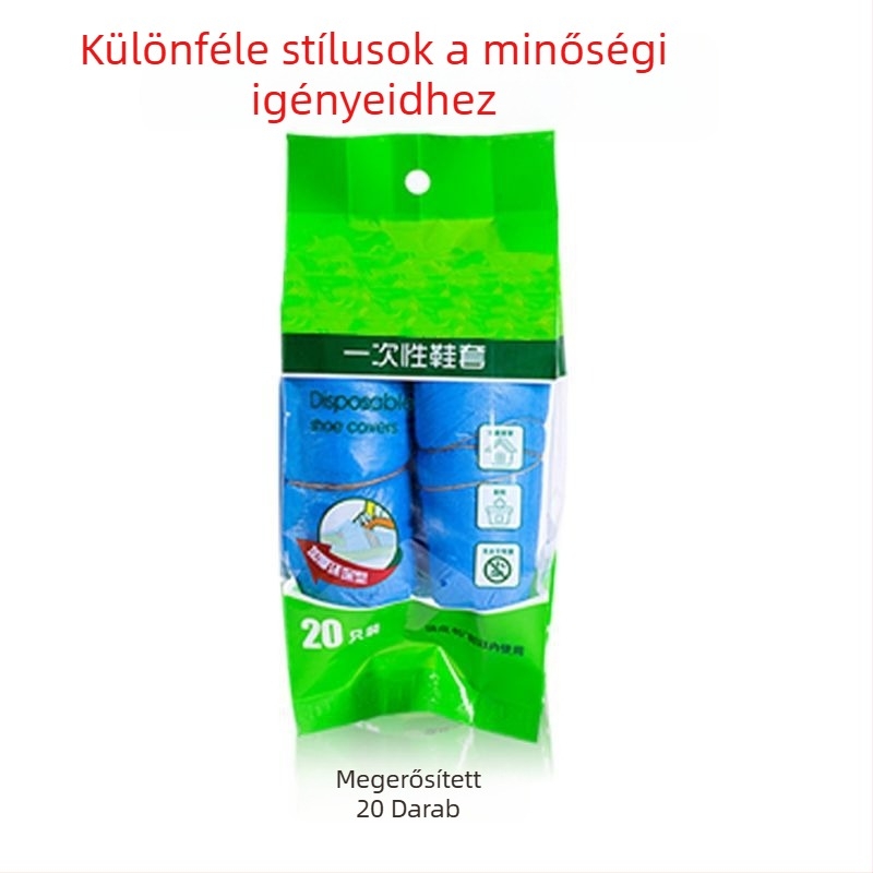Egyszer használatos cipővédő, vastított kivitel, csúszásmentes, vízálló, kopásálló, beltéri használatra