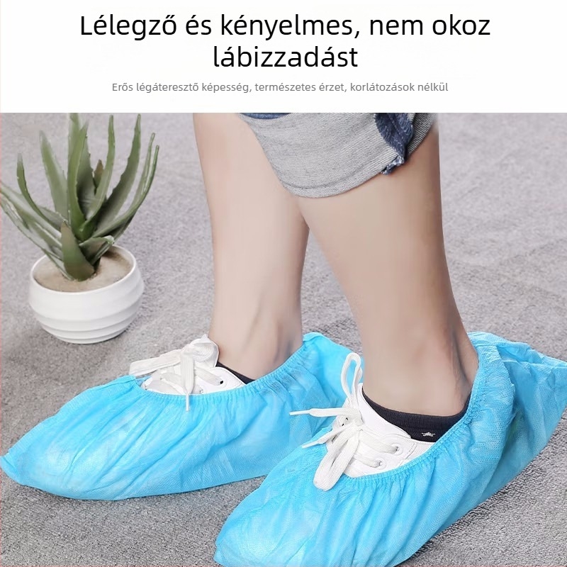 Huihong orvosi védőcipőfedők, anyag: nonwoven sms, súly: 4 g darabonként, orvosi intézményekben dolgozó személyzet számára