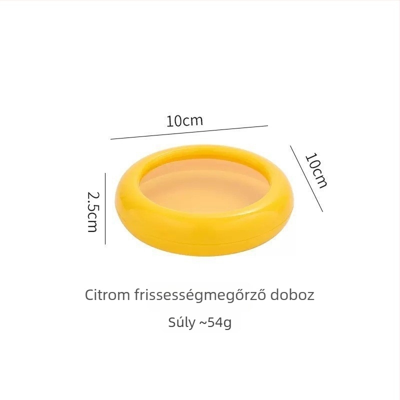 Zöldség-gyümölcs tároló doboz — ABS+TPU, kerek, 300 ml alatti űrtartalom, egyszintes, átlátszó