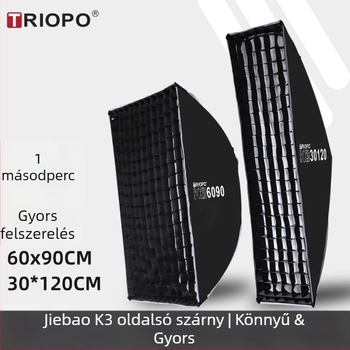 Kültéri élő fotózáshoz Softbox, Modell 6090 30120, Anyag: alumínium ötvözet, Teherbírás 2–5 kg