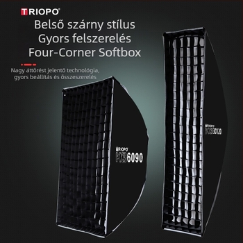 Kültéri élő fotózáshoz Softbox, Modell 6090 30120, Anyag: alumínium ötvözet, Teherbírás 2–5 kg