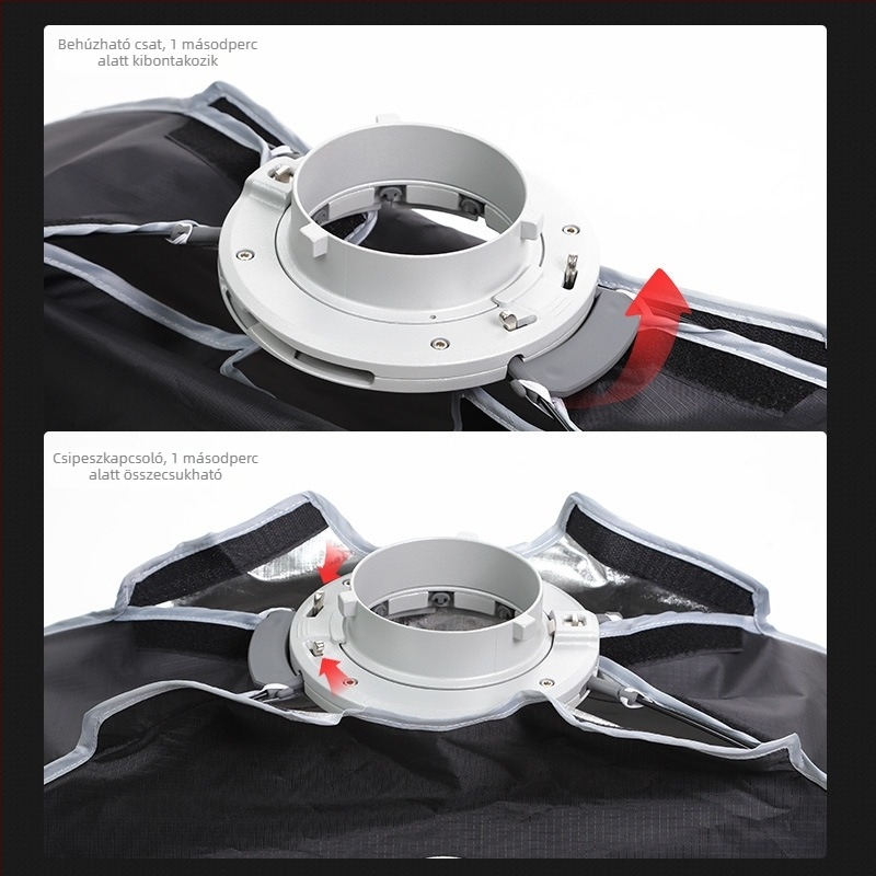 Kültéri élő fotózáshoz Softbox, Modell 6090 30120, Anyag: alumínium ötvözet, Teherbírás 2–5 kg