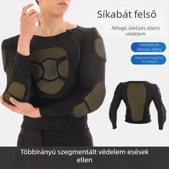 Sportvédő páncél Lycra EVA anyagból, vállvédővel és derékvédővel, márka nélküli
