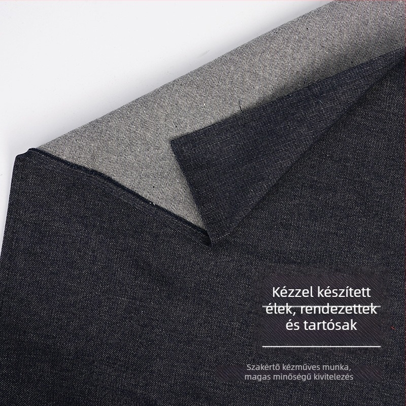 Felnőtt denim munkaruha kötény, nehéz, kopásálló, alkalmas hegesztéshez, vágáshoz, csiszoláshoz