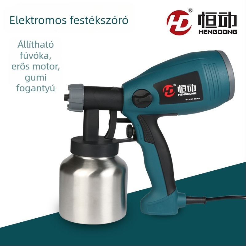 HD-3020 Automata elektromos festékszóró, 1,8 mm fúvóka, magasnyomású latex festékszóró, 500W
