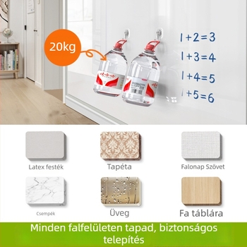 Gyerekeknek szóló egyrészes fehér tábla a falra - PET keret, PET panel, Little ruishi, Specifikáció 1