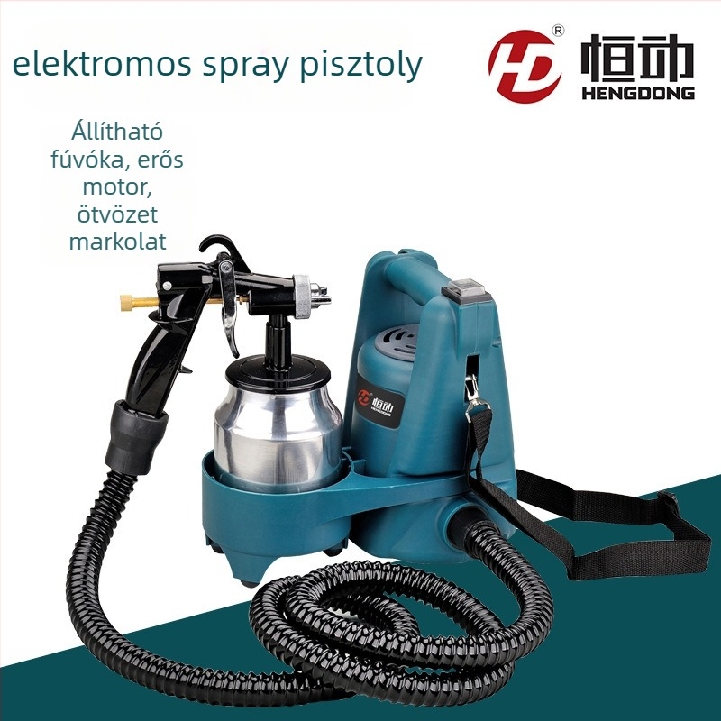 HD-3010 Elektromos airless festékszóró latexhez – max nyomás 240, teljesítmény 800 W, súly 3 kg, márka Fong Coleman