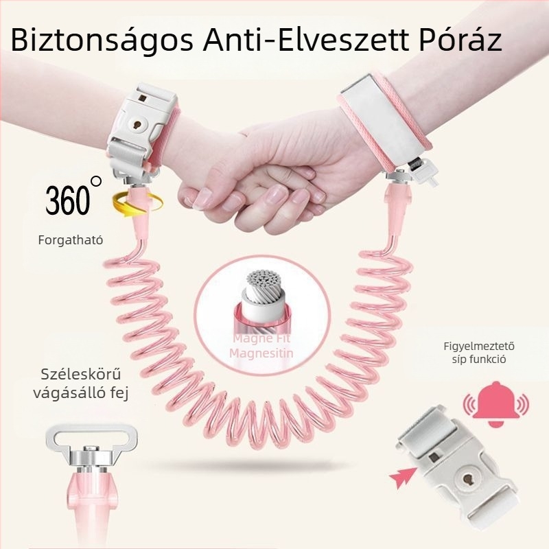 Gyermekbiztonsági póráz karkötő, anti-lost, utazáshoz, Márka: Unique, Anyag: Other, Importált: Nem, Kor: Más