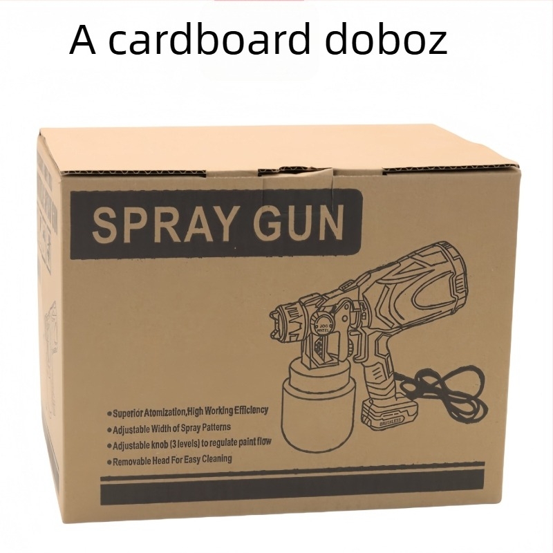 Hordozható elektromos festékszóró otthoni használatra, 110V hálózati tápegység