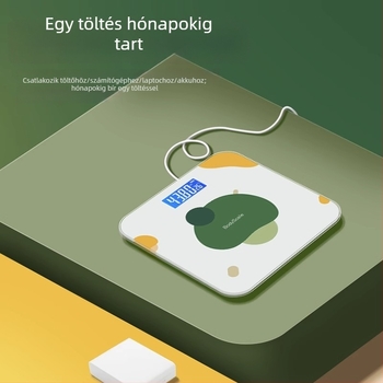 Testzsírzó mérleg Bluetooth kapcsolattal és USB töltéssel, max. 180 kg, méri a testsúlyt, testzsírt, kalóriákat és nedvességet.
