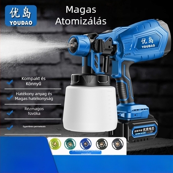 Elektromos szórópisztoly - magas nyomású fertőtlenítés, hordozható latex festék permetező