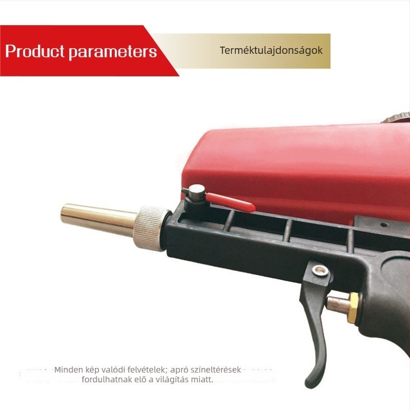 Kézi pneumatikus homokszórópisztoly műanyag ötvözet testtel