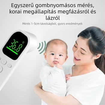 Orvosi elektronikus hőmérő, modell R12, gyermekeknek, homlokpatch típusú mérés, magas hőmérséklet-riasztás, adatok tárolása és alkalmazás-szinkronizáció