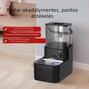 Állatvízadagoló Q1 — Szennyeződések szétválasztása, Vezeték nélküli radar szenzor, Levehető, Tiszta víztartály 3 L / Szennyezett víztartály 2,7 L