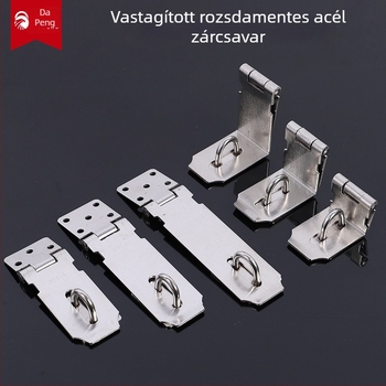 Szekrényajtó zár, 201 rozsdamentes acél, kefés felület, modern minimalist stílus