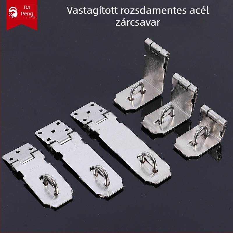 Szekrényajtó zár, 201 rozsdamentes acél, kefés felület, modern minimalist stílus