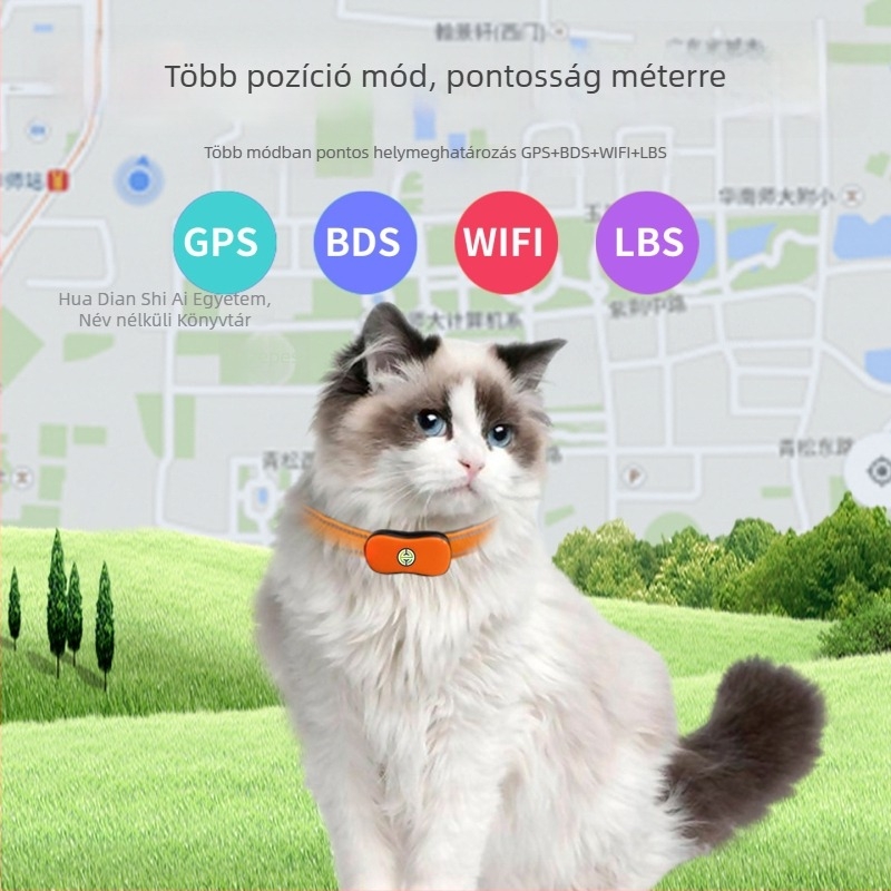 Háziállat-lokátor nyakörv - Modell 551, Bluetooth interfész, ABS anyag, tömeg 23 g, korlátlan vezeték nélküli tartomány