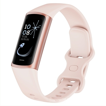 C68 okos karkötő 0,96 hüvelykes TFT színes kijelzővel; méri testhőmérsékletet, vérnyomást, pulzust és a lépéseket; vízálló; Bluetooth egészségfigyelő; akkumulátor üzemideje 7–14 nap