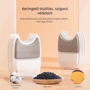 Állatbarát ivóvíz adagoló szűrőeleme aktív szénnel – cserealkatrész macskáknak és kutyáknak (4 darabos készlet)
