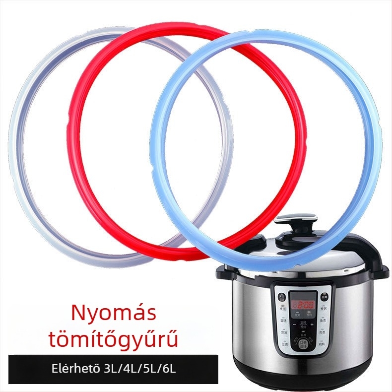 Tömítőgyűrű elektromos nyomású edényhez – Zhengmeng J1 Color modell, szilikon tömítő kiegészítő
