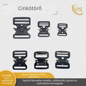 Kígyó alakú övfeszítőcsatt, ötvözet, kiberfunkcionális stílus, kopásálló, kültéri használatra, sima mintázat