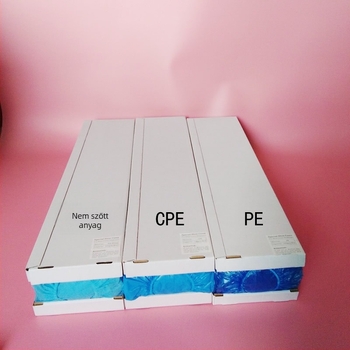 Intelligens teljesen automata cipővédőgép – PE/CPE nemszőtt cipővédők – Csúszásmentesítés
