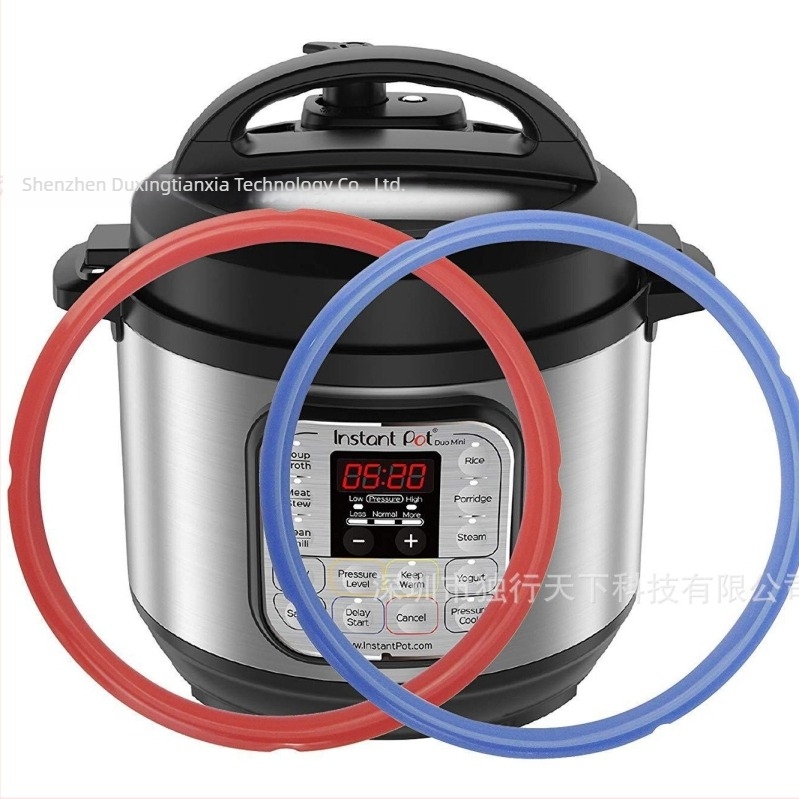 Szilikon tömítő O-gyűrű Instant Pot elektromos nyomású főzőedényhez, kompatibilis 3qt, 5qt, 6qt és 8qt