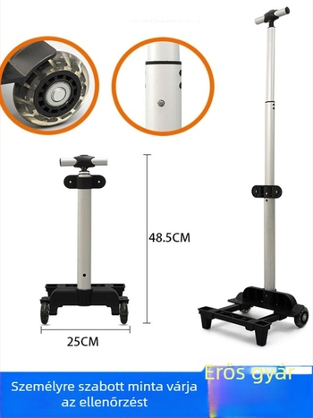 Iskolai táska kocsihoz vasból készült váz — modell 525, kopásálló, poggyász-kiegészítők, licenc nélküli magánmárkák nélkül