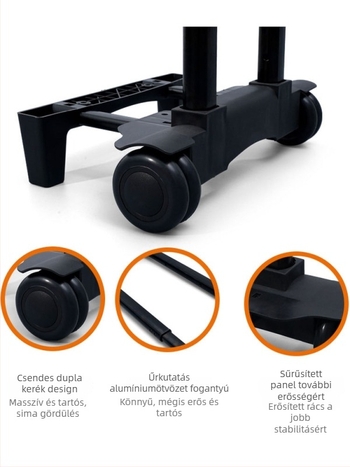 Iskolai táska kocsihoz vasból készült váz — modell 525, kopásálló, poggyász-kiegészítők, licenc nélküli magánmárkák nélkül