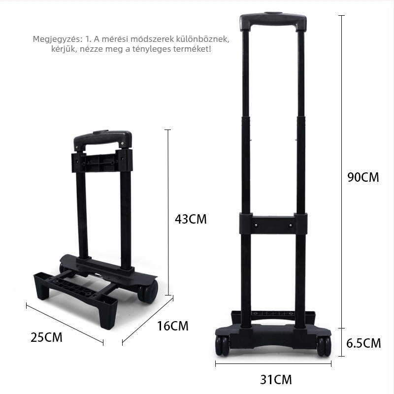 Iskolai táska kocsihoz vasból készült váz — modell 525, kopásálló, poggyász-kiegészítők, licenc nélküli magánmárkák nélkül