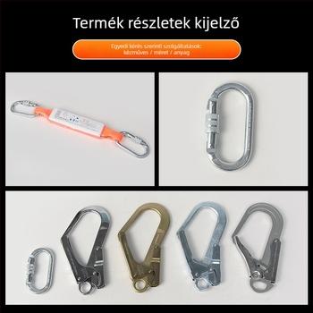 Biztonsági öv kiegészítők sascsőr alakú galvanizált korrózióálló horgokkal (Márka: Qianzi Paul; Típus: öv)