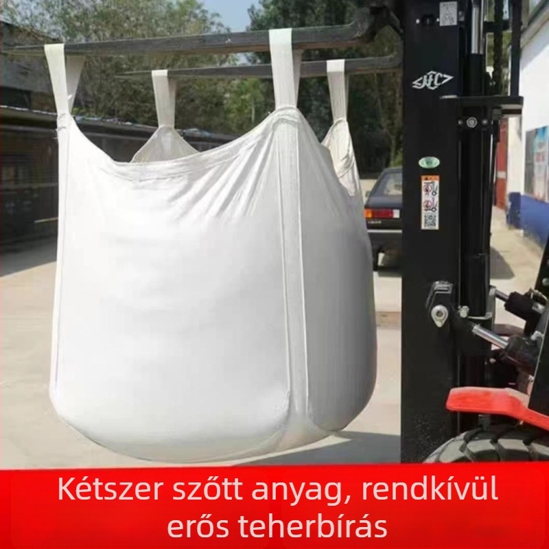 1 tonnás bulk bag logisztikához és vegyi anyagok szállításához — megerősített, nehéz teherbírású PP szövött zsák, 2000 kg teherbírás