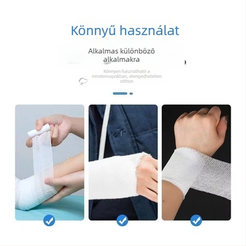Orvosi géz kötszer, felszívó pamut, sebkezeléshez, Tonghua márka, kórház és klinika használatra