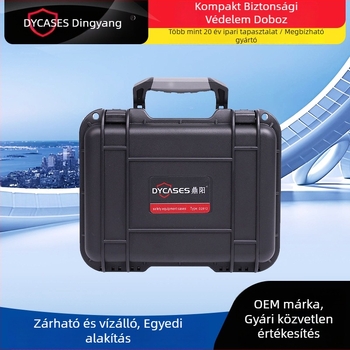 Dingyang D2812 Hordozható eszköz- és műszerkészlet koffer, vízálló műanyag, 100 kg teherbírás