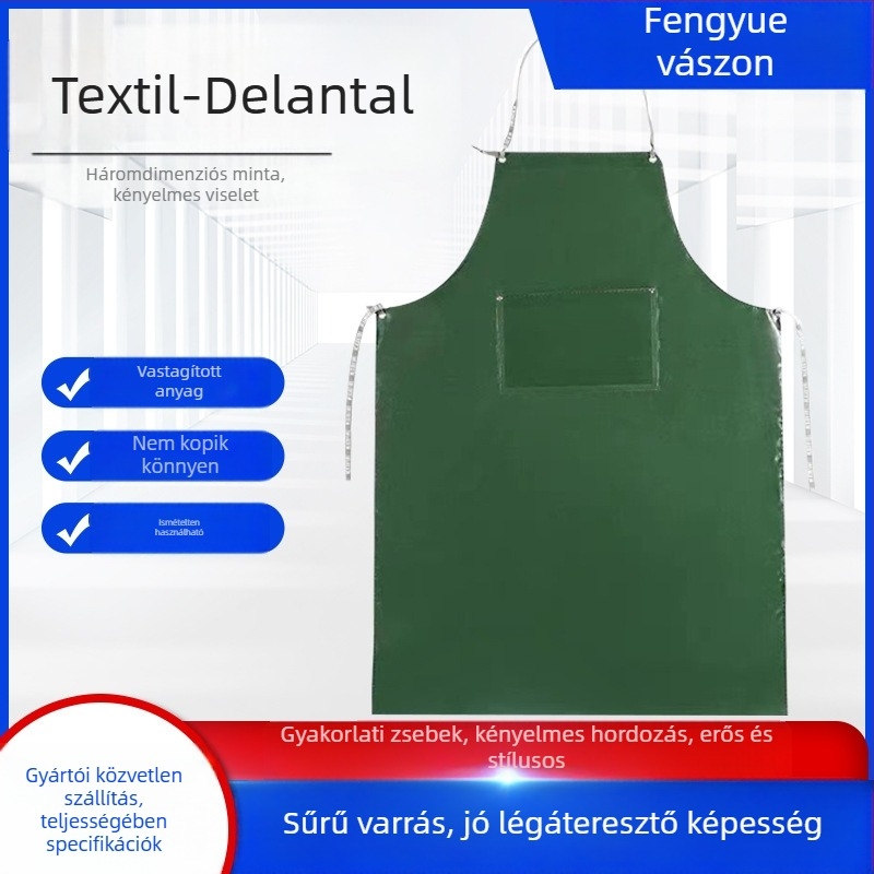 Fengyue poliészter hegesztő kötény gyári használatra, 1500 g, uniszex