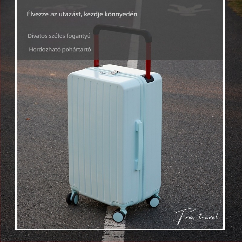 Wells 20 hüvelykes kézipoggyász univerzális kerekekkel, USB-porttal, vízálló, kopásálló, modell 509, 3 kg, egyszínű, ABS+PC
