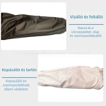 Xin Minghao PU védő karvédő, vízálló és olajálló, extrán nagy, ipari konyhai felhasználásra, súly 1000